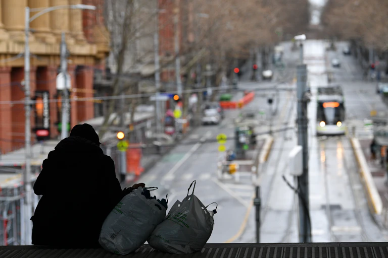 Melbourne CBD street
