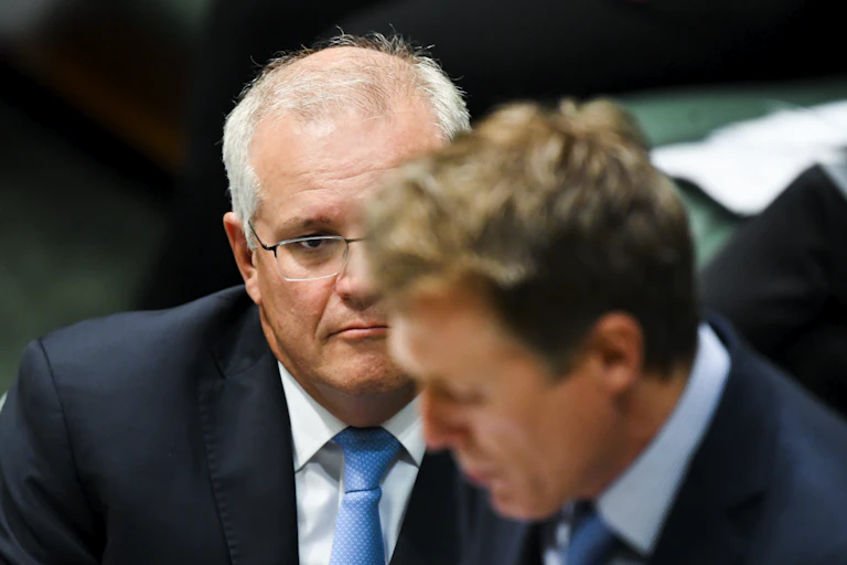 Scott Morrison and Christian Porter