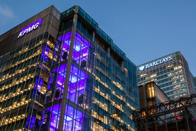 KPMG offices in London.