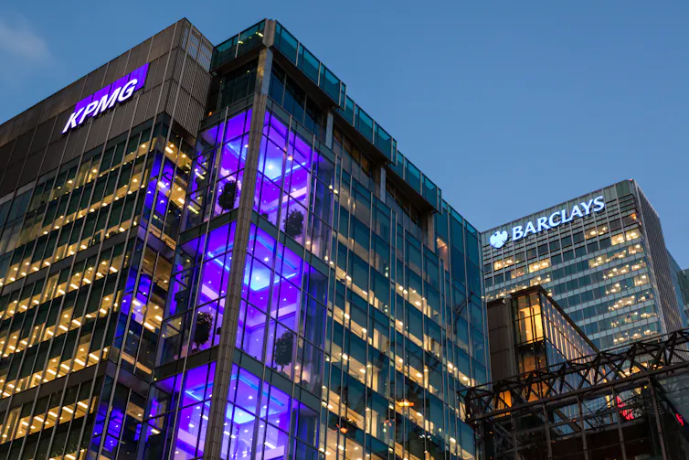 KPMG offices in London.