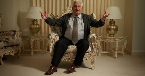 a new film explores his colorful, hard-sell life