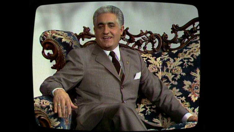 Still of a vintage TV ad