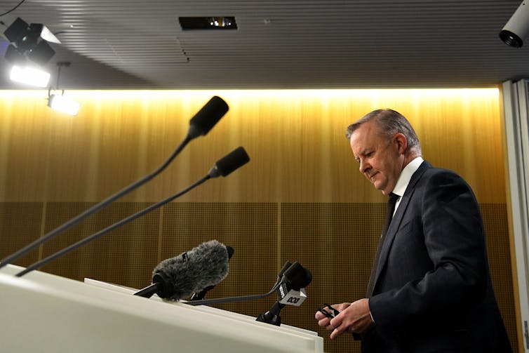 Labor leader Anthony Albanese.