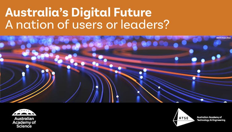 Cover of the Australia's Digital Future report