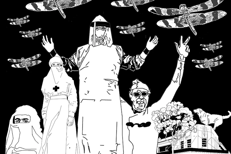 Artwork from TOPSY TURVY