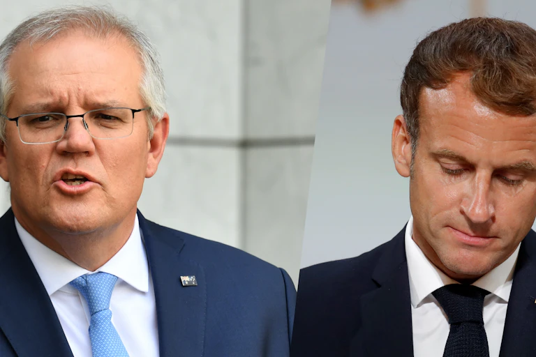 Scott Morrison & Emmanuel Macron