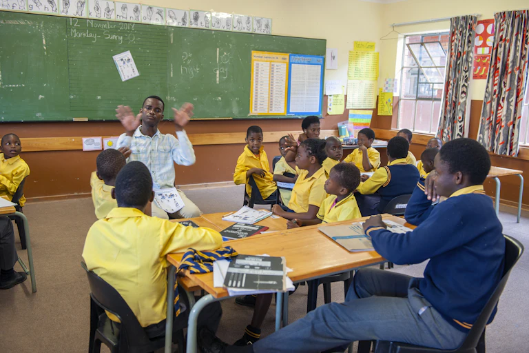 The disabled school is sponsored by the Africa Foundation, a non profit organization funded by South African luxury tourism group and hotel management company andBeyond, who divert profits from safari lodges to support community development projects in Africa.