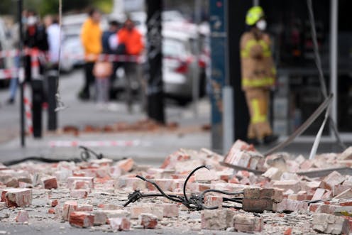 Earthquakes don’t kill people; buildings do. And those lovely decorative bits are the first to fall