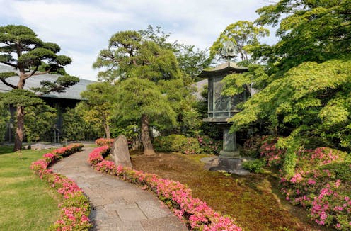 the deep mountains and mysterious valleys of Tokyo's Nezu Museum