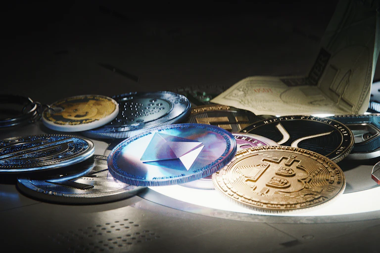 diversas criptomonedas