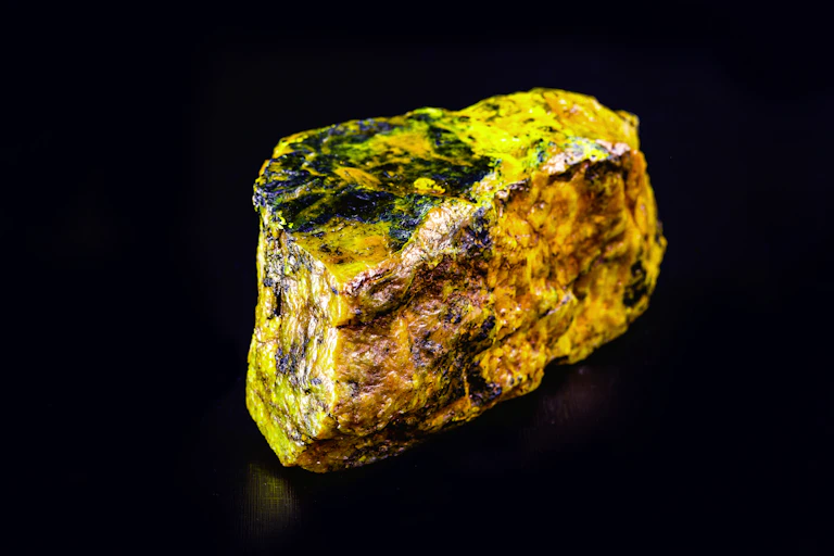 Lump of uranium ore