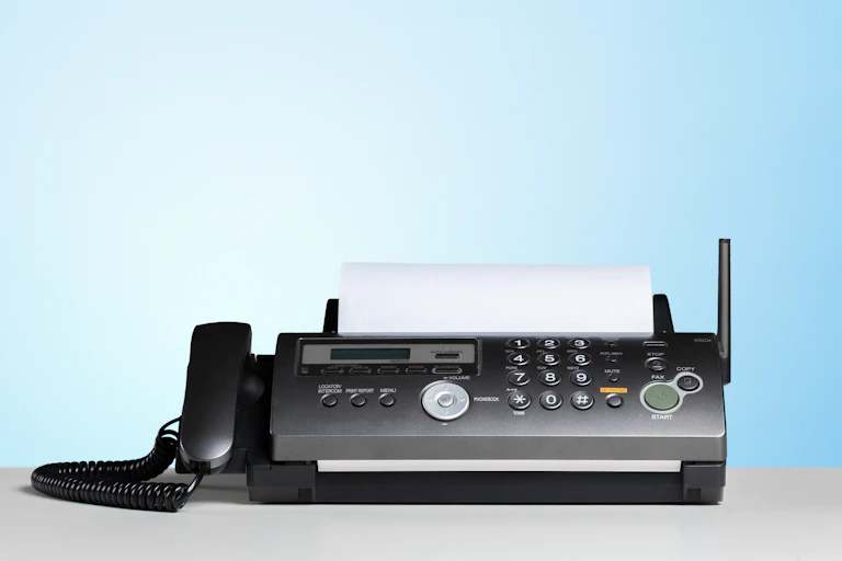 A fax machine