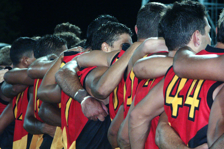 Aboriginal All Stars at Football Park, Darwin.