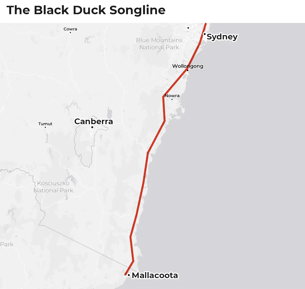 ‘Singing up Country’: reawakening the Black Duck Songline, across 300km ...