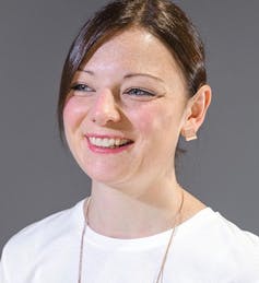 woman in white t-shirt