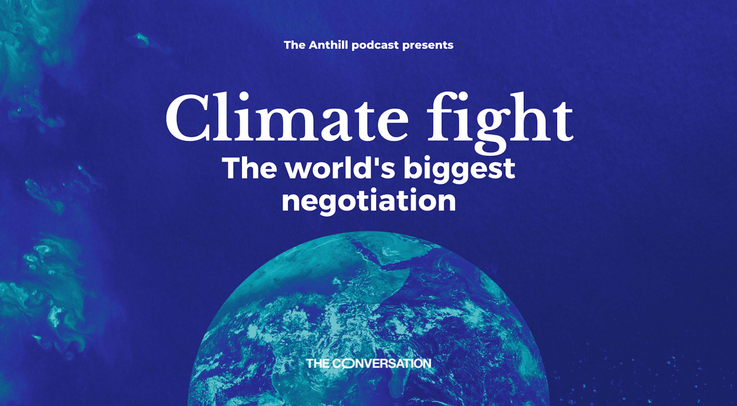 Promotional artwork for Climate Fight podcast series