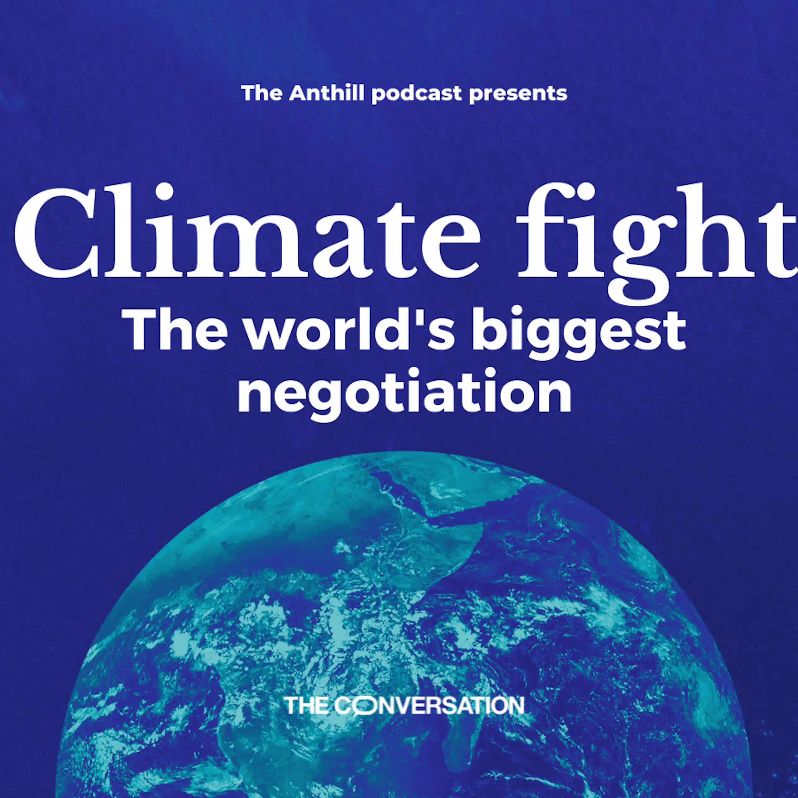 Promotional artwork for Climate Fight podcast series