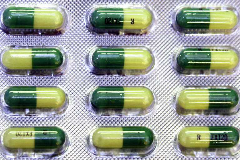 A blisterpack of antidepressant pills