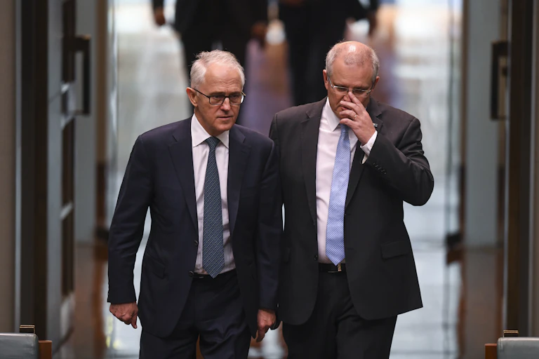 Malcolm Turnbull and Scott Morrison