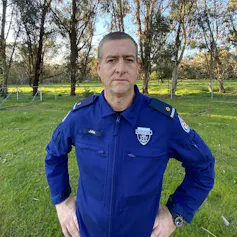 Man in paramedic uniform