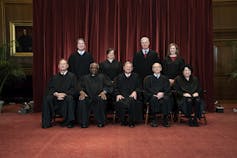 Members of the Supreme Court in 2021, in their robes