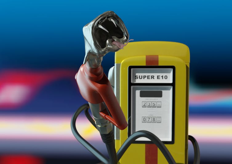 Super E10 petrol pump
