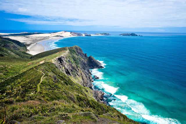 New Zealand coastline