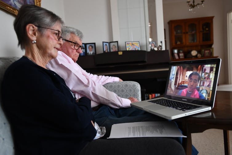 Live-streaming an Easter mass