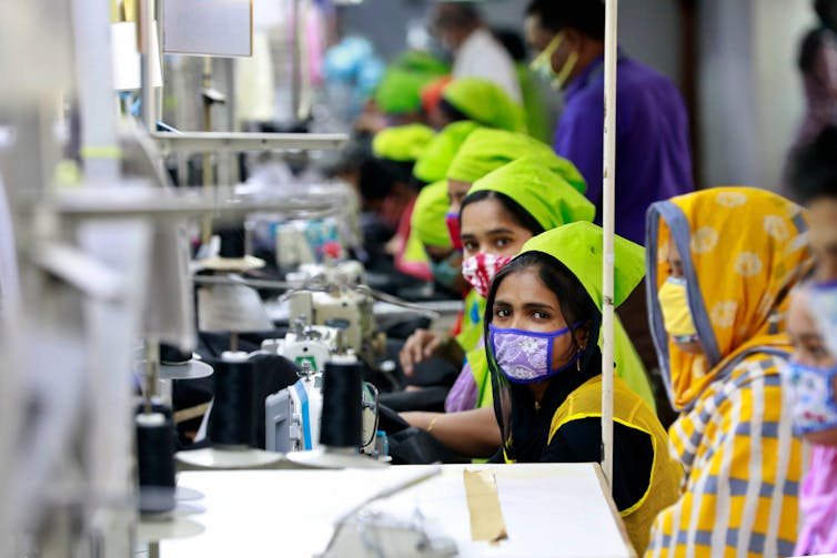 Workers in a factory