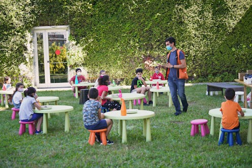 Schools have moved outdoors in past disease outbreaks. Here are 7 reasons to do it again
