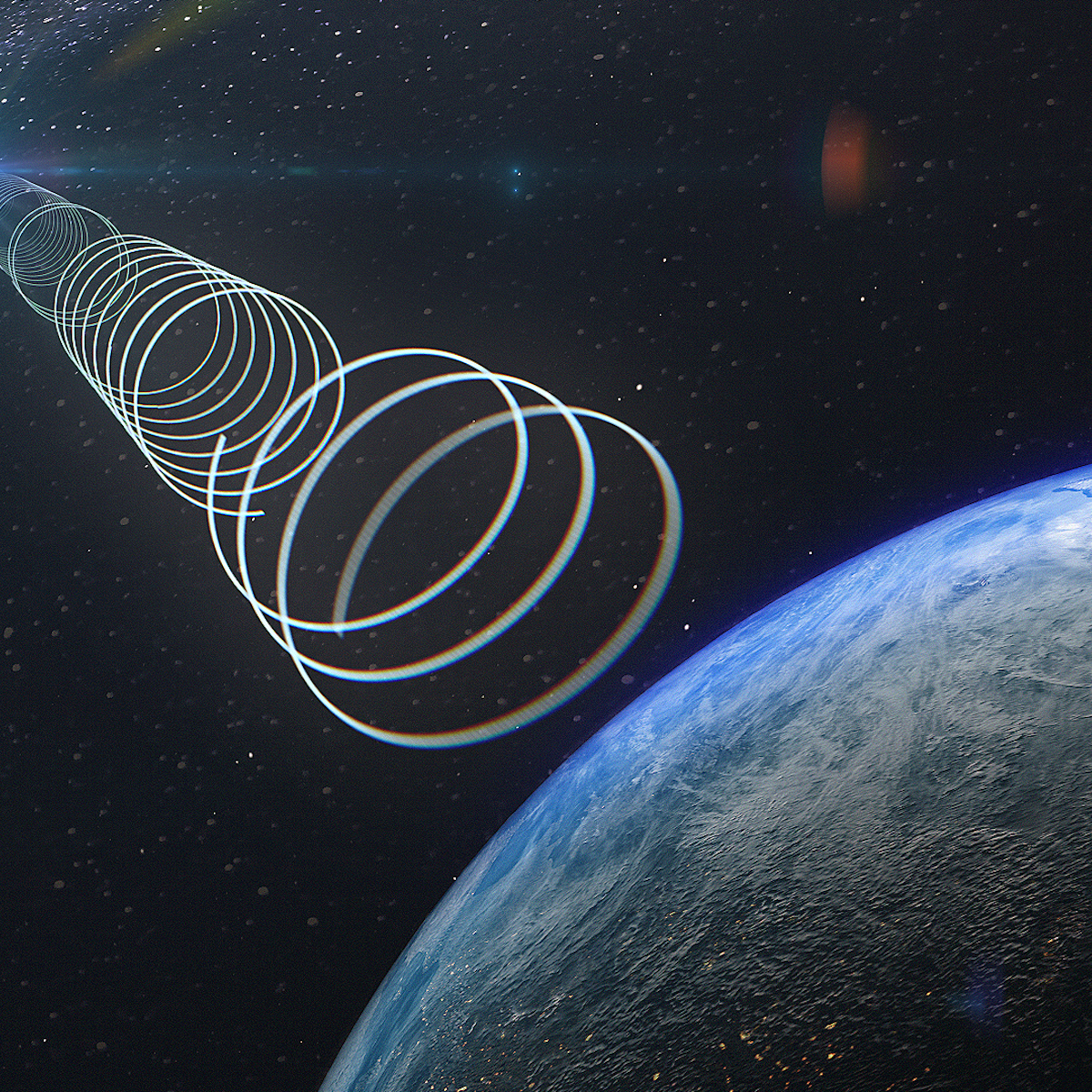 We found a mysterious flashing radio signal from near the centre of the galaxy