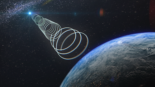 We found a mysterious flashing radio signal from near the centre of the galaxy