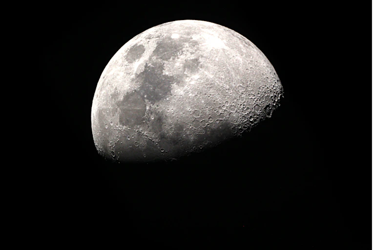 The moon.