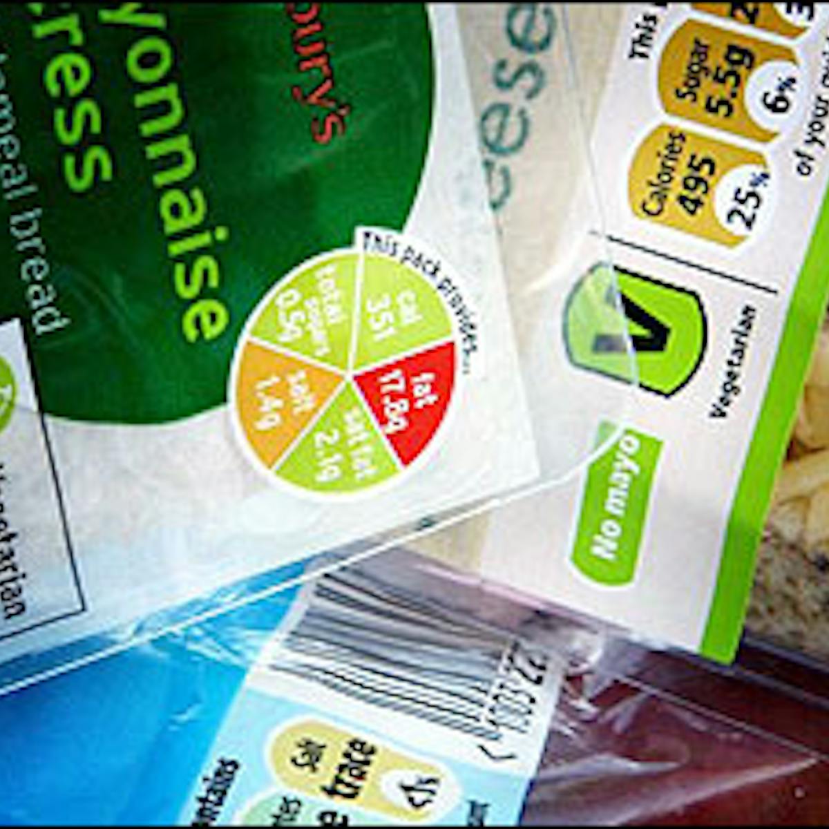 Food labels are not required on