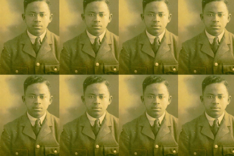 Photo of man in an army uniform.