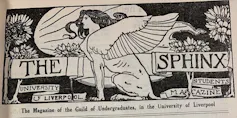 The header design for the Sphinx student magazine