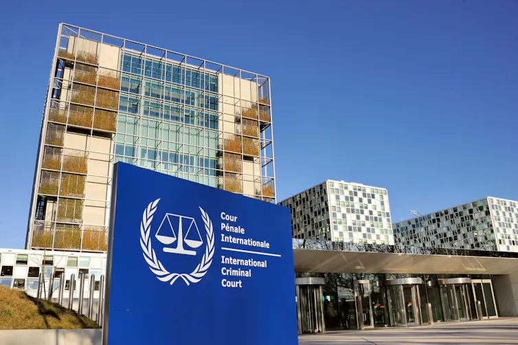 The International Criminal Court in The Hague, Netherlands