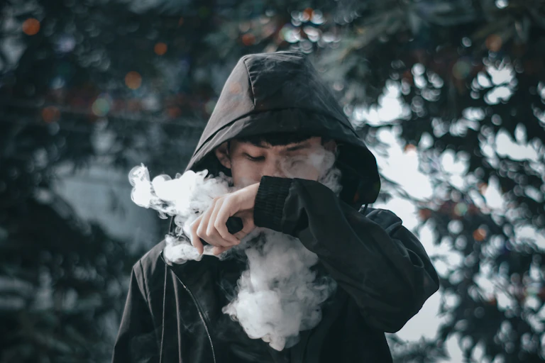 Person vaping