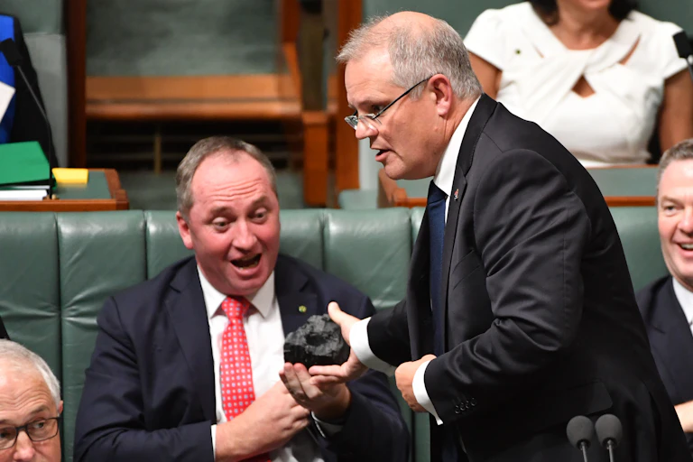 Barnaby Joyce and Scott Morrison