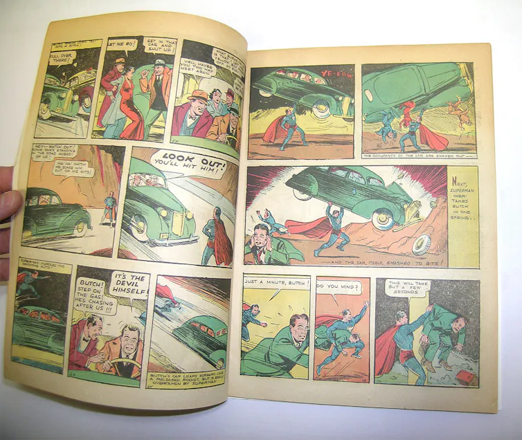 Comic pages