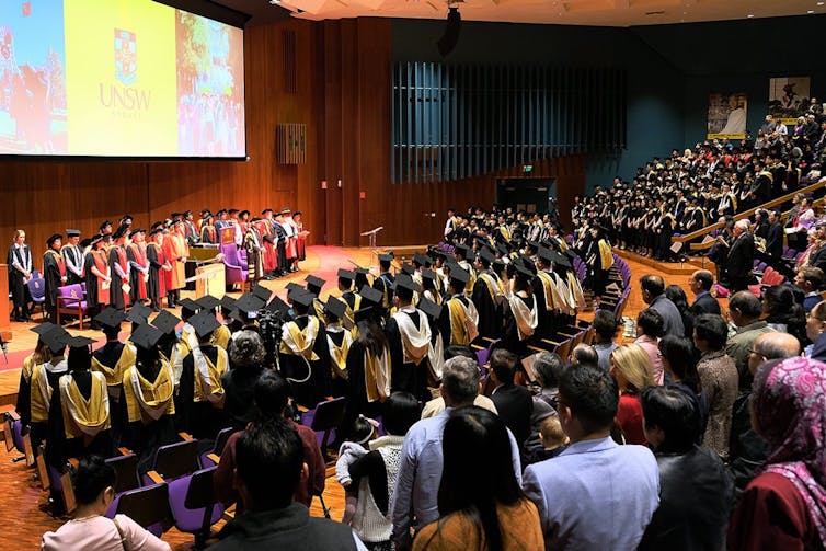 university graduation ceremony