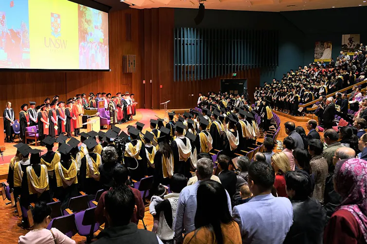 university graduation ceremony