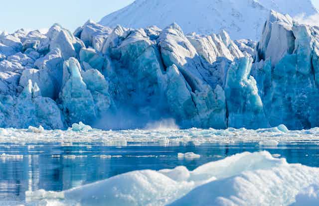 Icescape in Antarctica