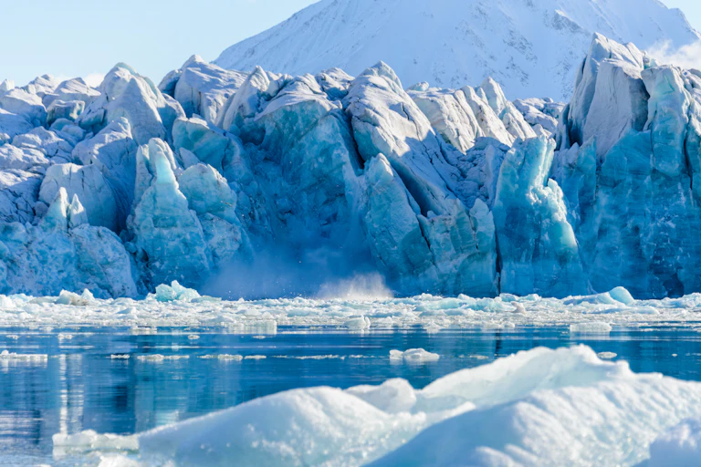 Icescape in Antarctica