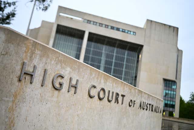 Entrance to High Court of Australia