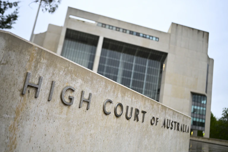 Entrance to High Court of Australia