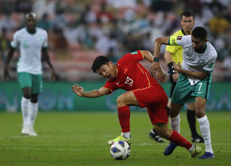 China sits near the bottom of the World Cup qualifying table.