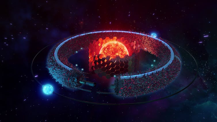 Artist's impression of a Dyson sphere.