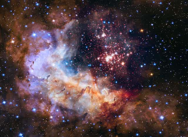 Image of star cluster Westerlund 2. 