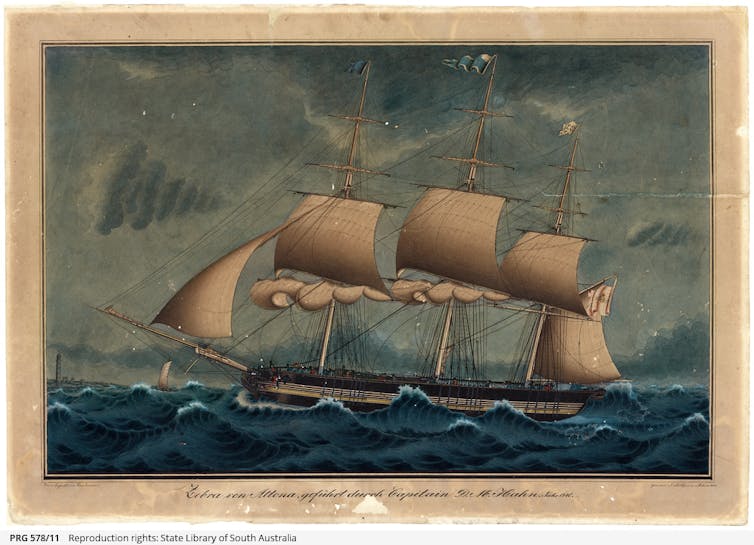Illustration of a ship